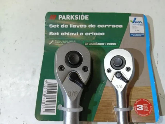 Set 2 chiavi a cricchetto PARKSIDE