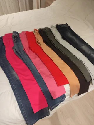 Lote 10 Pantalones Talla XS (34)