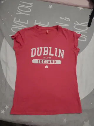 Camiseta Dublin Ireland Rosa