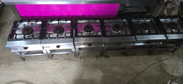 Hornillo a gas Repagas 6 fuegos