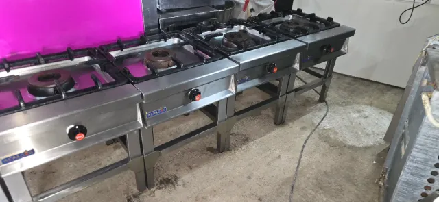 Hornillo a gas Repagas 6 fuegos