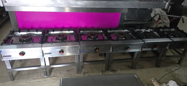 Hornillo a gas Repagas 6 fuegos