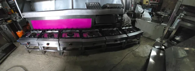 Hornillo a gas Repagas 6 fuegos