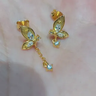 Pendientes Mariposa Dorados