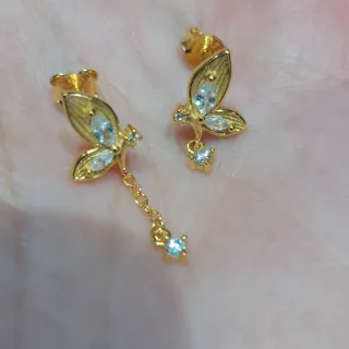 Pendientes Mariposa Dorados