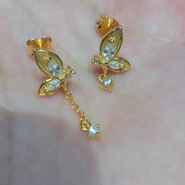 Pendientes Mariposa Dorados