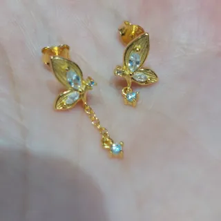 Pendientes Mariposa Dorados