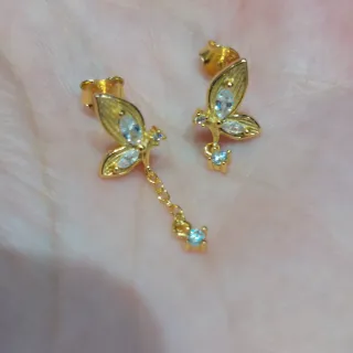 Pendientes Mariposa Dorados