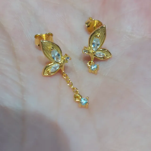Pendientes Mariposa Dorados