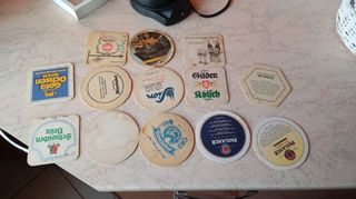 11 Sottobicchieri da Collezione Birra