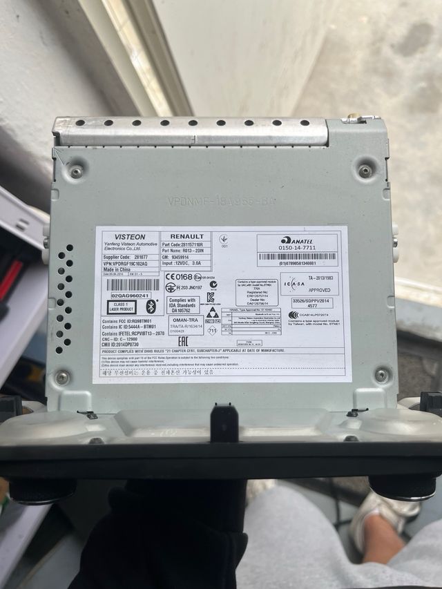 Radio Opel Vivaro 2016