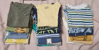 Lote Niño. 17 Camisetas Manga corta talla 12/18 me