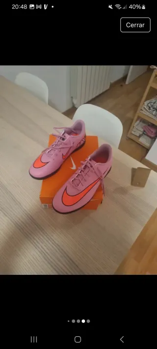 Bambas nuevas con etiqueta nike futbol sala