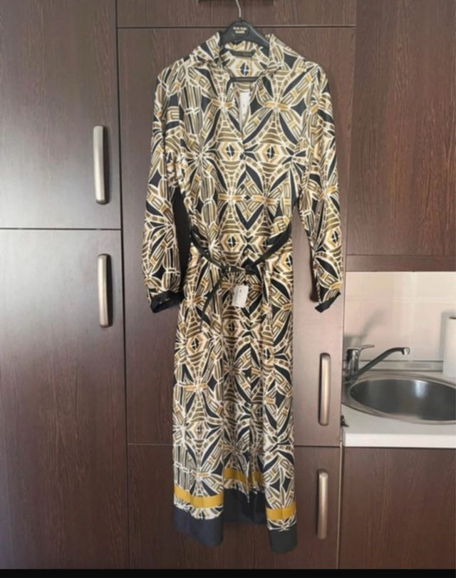 Vestido Zara estampado