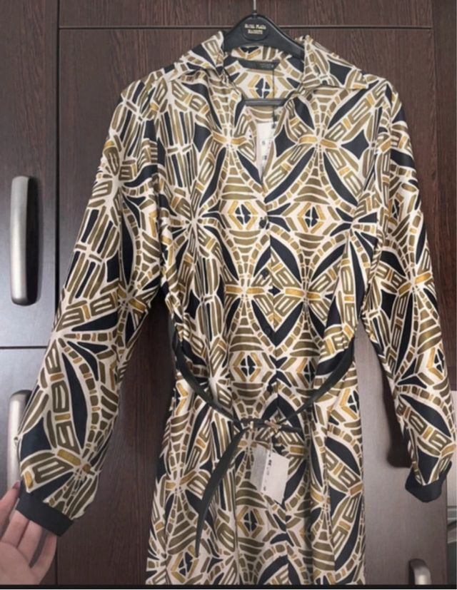 Vestido Zara estampado