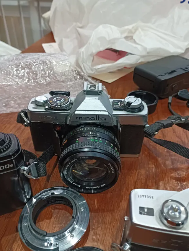 Fotocamera Minolta XG1 Argento/Nero