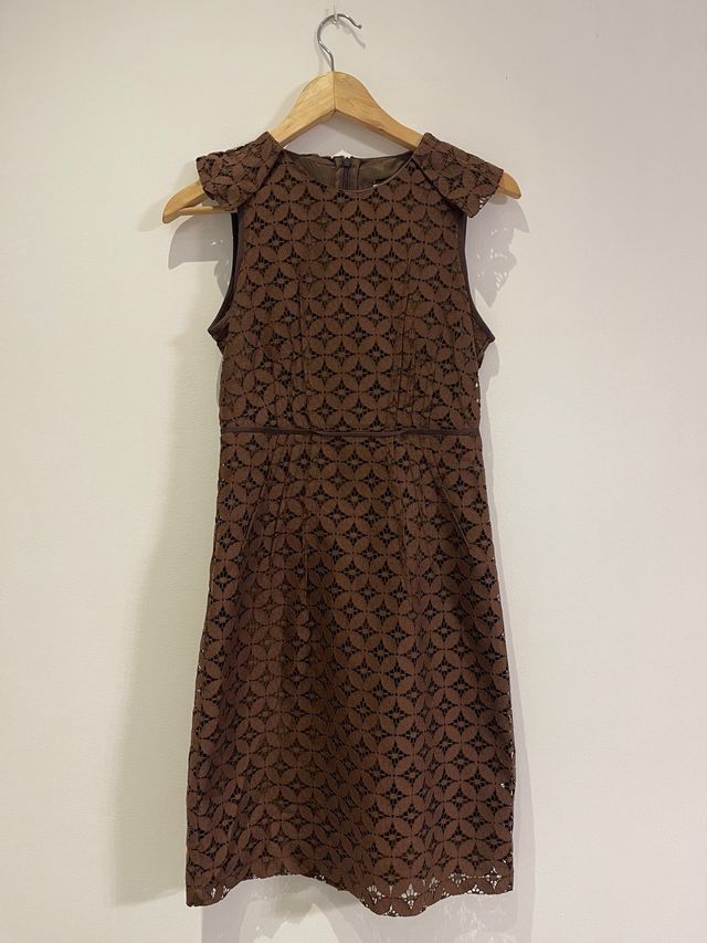 Vestido Tintoretto marrón