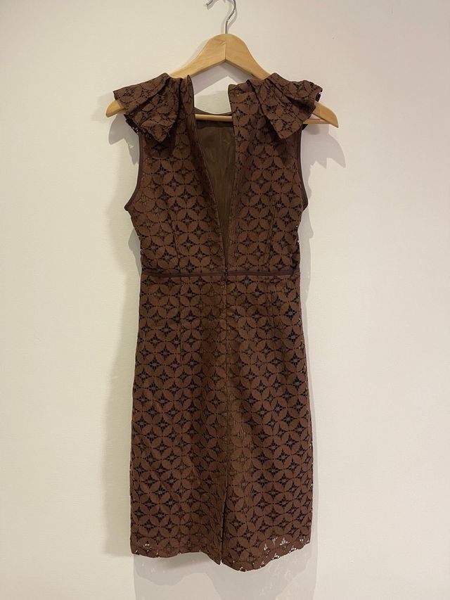 Vestido Tintoretto marrón