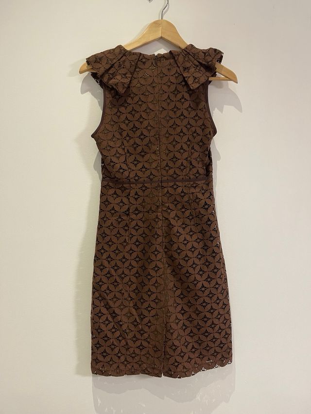 Vestido Tintoretto marrón