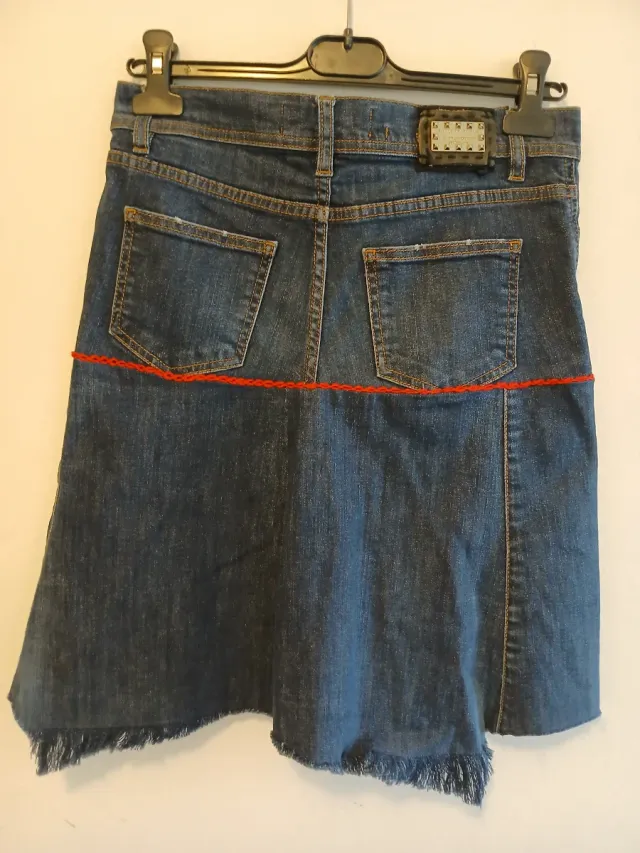 Philipp Plein Gonna tg.26/S con catene rosse