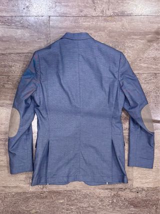 Americana casual Álvarez Moreno azul/blanco