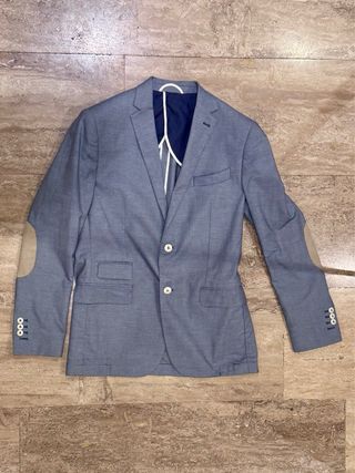 Americana casual Álvarez Moreno azul/blanco