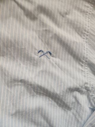 Camisa niño rayas azules talla 12