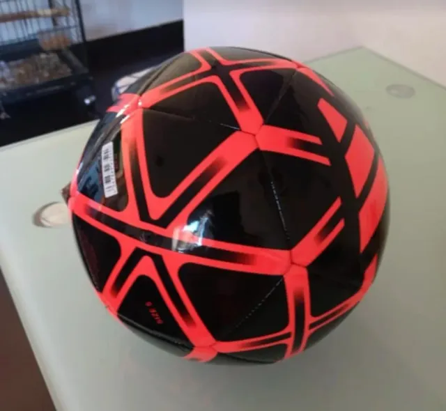 Balón de fútbol negro y naranja Talla 5