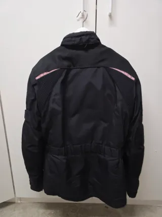 Chaqueta Moto Invierno Negra.