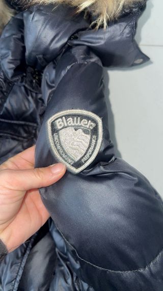 Piumino Blauer Bambino con Cappuccio e Pelliccia