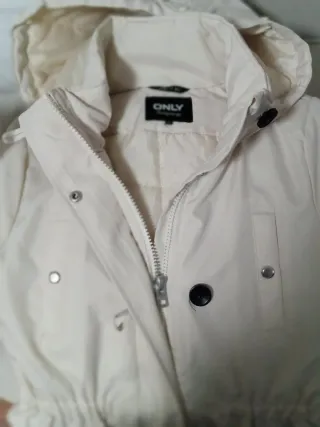 Parka Only Beige Mujer