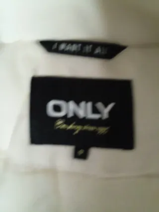 Parka Only Beige Mujer