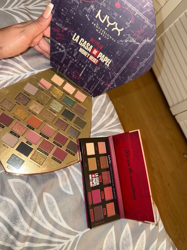 Paletas Maquillaje NYX La Casa de Papel