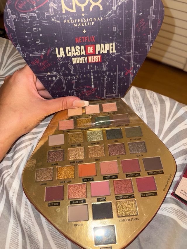 Paletas Maquillaje NYX La Casa de Papel