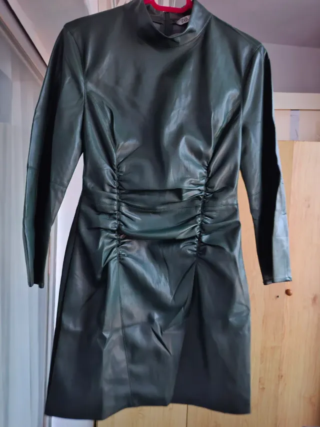 Vestido Zara Verde Talla M