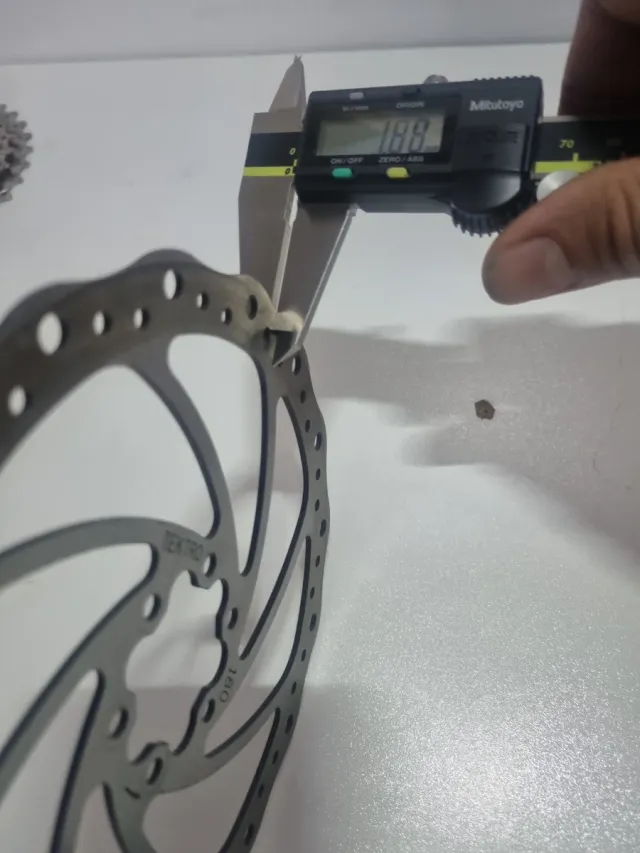 Pareja Discos Freno Tektro 180mm y 160mm