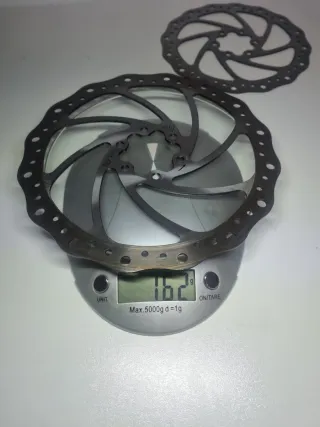 Pareja Discos Freno Tektro 180mm y 160mm