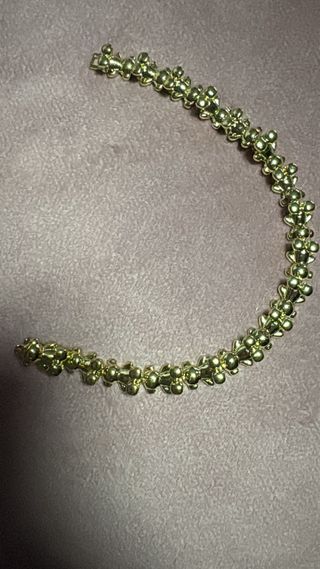 Pulsera de ositos dorados de acero inoxidable