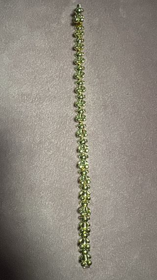 Pulsera de ositos dorados de acero inoxidable