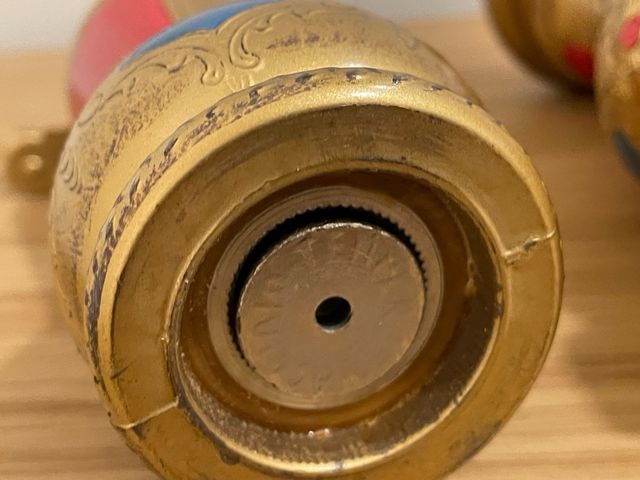 Set vintage macinapepe e saliera stile fiorentino