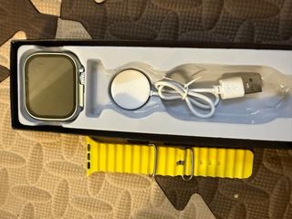 Watch Ultra Amarillo y Plateado