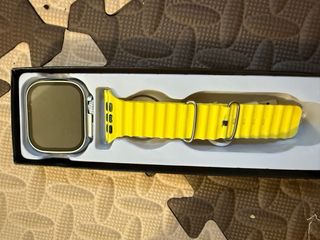 Watch Ultra Amarillo y Plateado