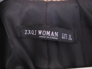 Abrigo de cuadros oversize talla M