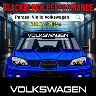 Parasol Vinilo Volkswagen Letras - Volkswagen VW