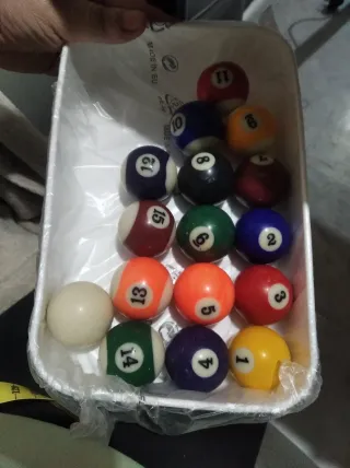 Bolas de billar numeradas