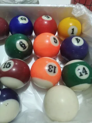 Bolas de billar numeradas