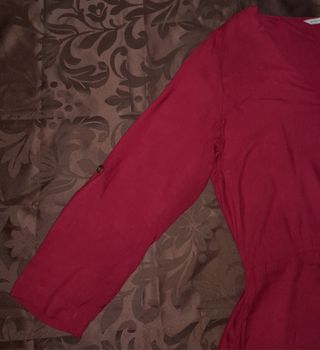 Vestido largo mujer rojo oscuro