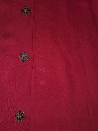 Vestido largo mujer rojo oscuro