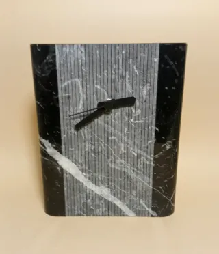 H. E. Zanè Vicenza OROLOGIO da Tavolo MARMO nero