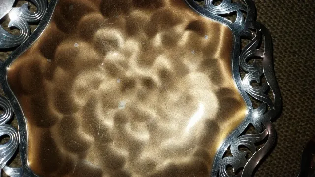 Regalo Bandejas decorativas de metal con filigrana